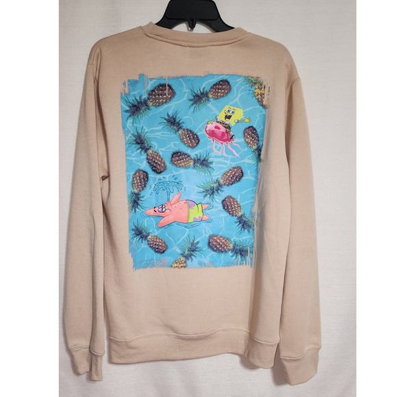 Sponge bob sweatshirt men's medium-first picture is back of sweatshirt - Picture 5 of 6